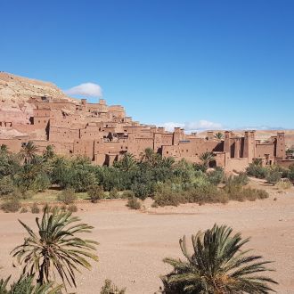 Ait Banhaddou, Maroko. Naselbina v kateri in ob kateri so snemali filma Gladiator in Ben Hur. (2019) / Silva Pisanec