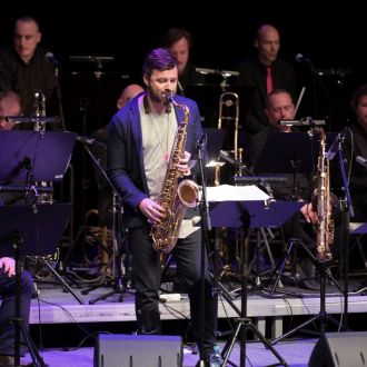 18. 02. 2019 - Trije tenorji in Big Band RTV, Max klub jazz festival (Jure Pukl), avtorica Ksenija Mikor