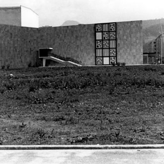 1962 - (cca. okoli) - Kulturni dom - zahodna fasada, avtor nn
