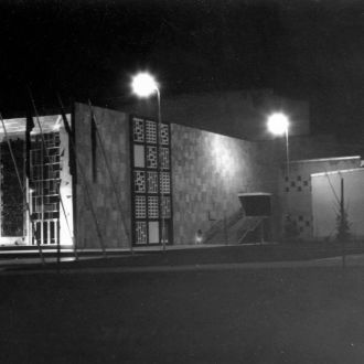 1965 - (cca.) - Dom kulture Velenje, nočna, avtor Ludvik Mali